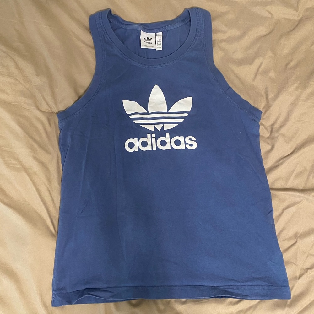 Adidas Originals Trefoil Slate Blue/Indigo Tank Top